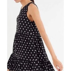 Urban Outfitters black polka dot dress
